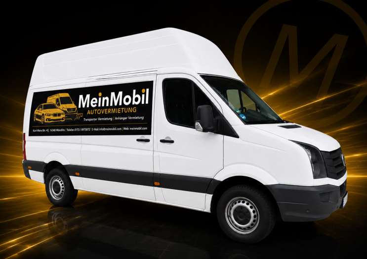 VW Crafter Superhochdach – Transporter mieten Wandlitz